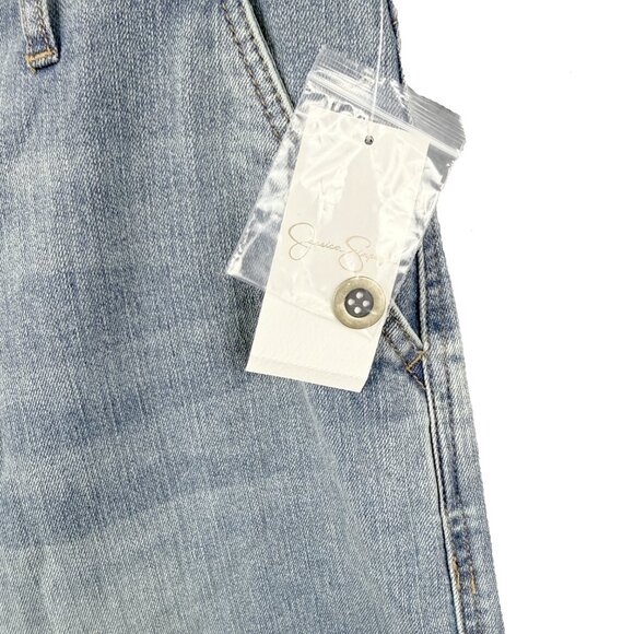 Jessica Simpson Jenna Horizon Utility Wide Leg Cargo Jeans NWT Womens Size 10/30 - Picture 4 of 15